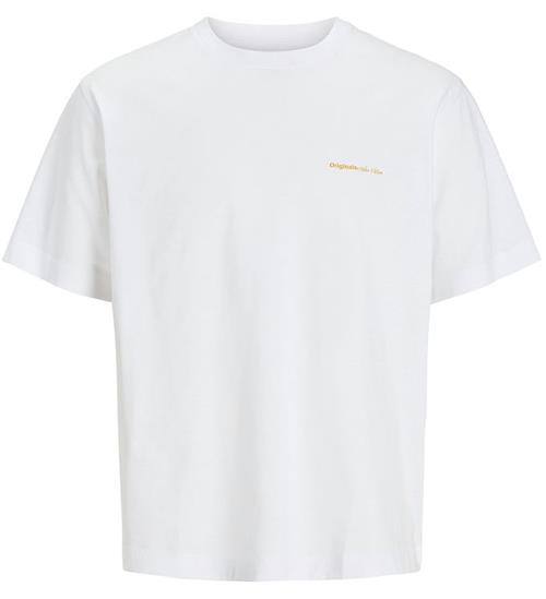 Jack & Jones T-shirt - JorParos - Bright White/BANDANA