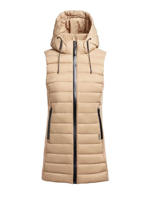 khujo Vest 'CEBCA'  beige / sort