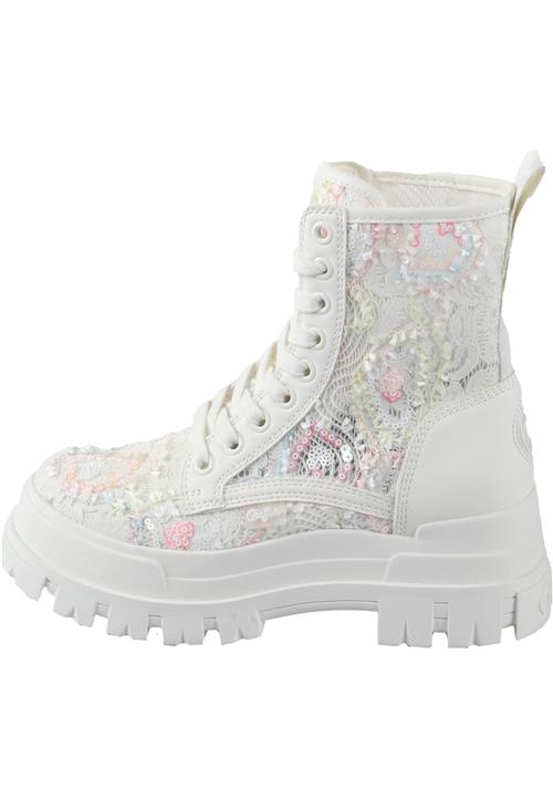 Se BUFFALO Boots 'ASPHA RLD'  blå / lilla / pink / hvid ved About You