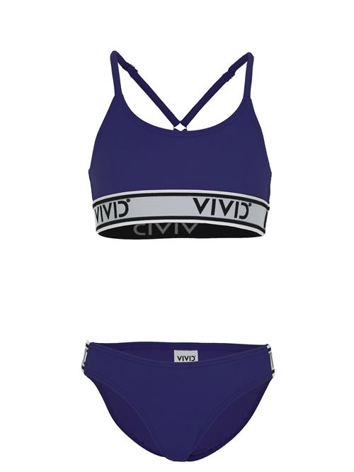 Se VIVID Bikini  mørkeblå / lysegrå / sort ved About You