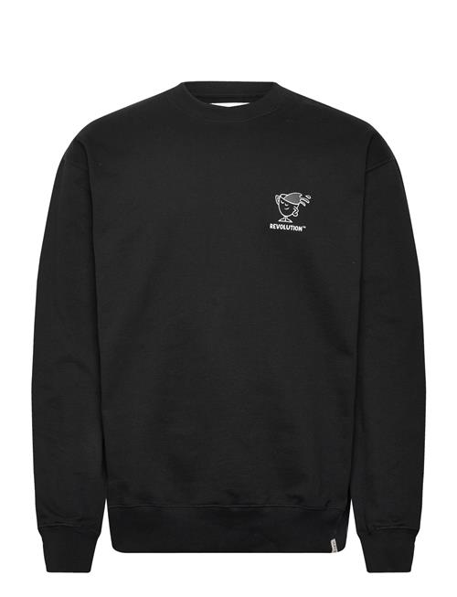 Printed Crewneck Revolution Black