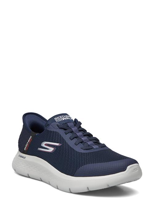 Mens Go Walk Flex Hands Up Skechers Navy