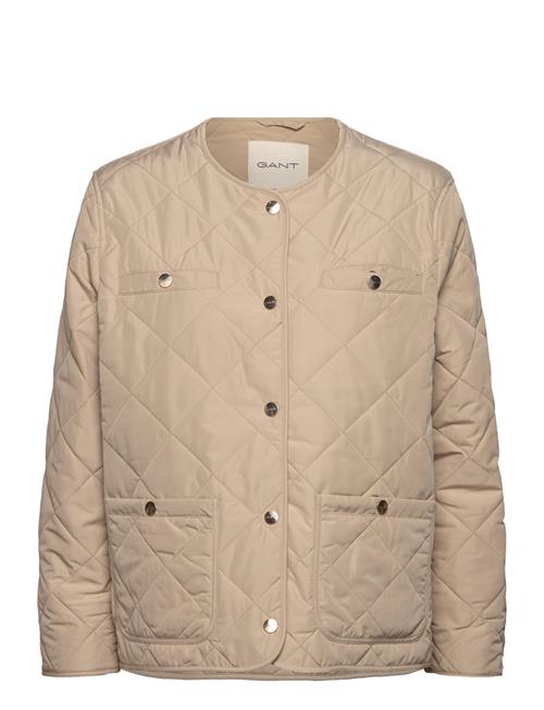 Quilted Jacket GANT Cream