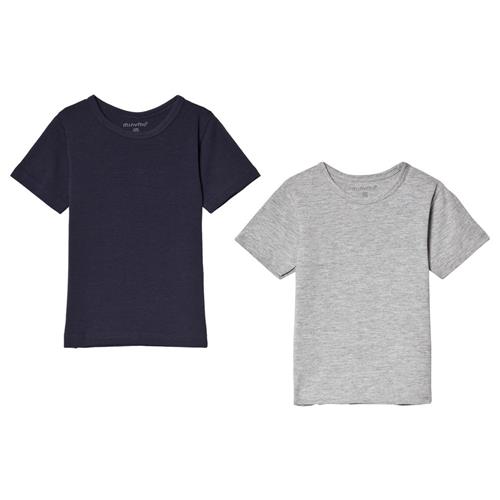 Minymo 2-pak T-shirter Dark Navy | Blå | 86 cm