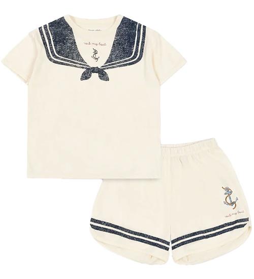 Konges Sløjd Shortssæt - Shorts/T-shirt - Famo - Antique White