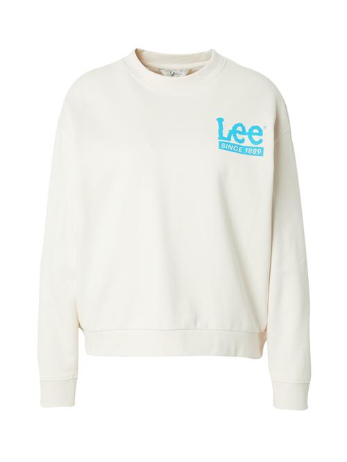 Lee Sweatshirt  ecru / aqua