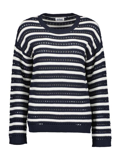 Se BLUE SEVEN Pullover  natblå / hvid ved About You