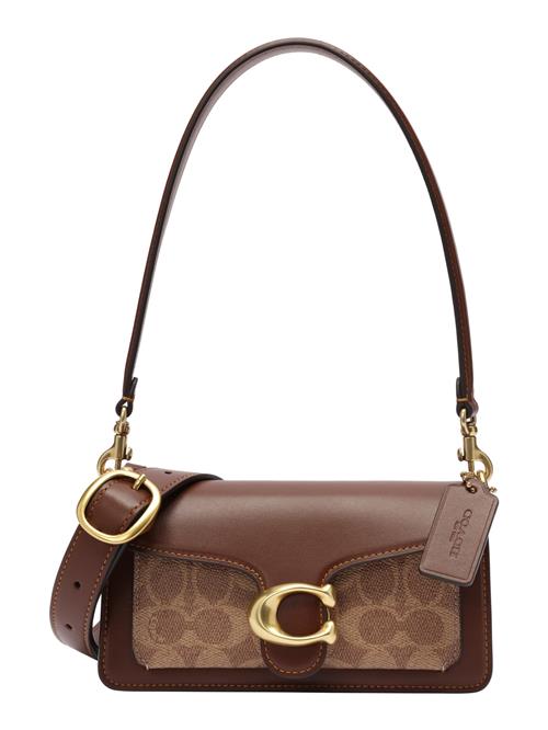 COACH Skuldertaske 'TABBY SHOULDER BAG 20 IN SIGNATURE CANVAS'  brun / brokade