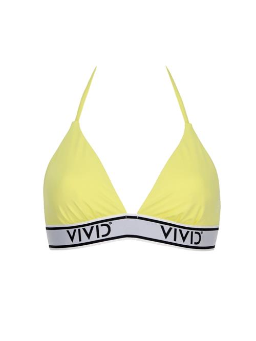 Se VIVID Bikinioverdel 'Mix&Match'  citron / sort / hvid ved About You