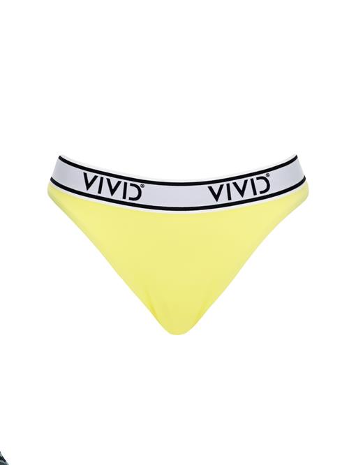 Se VIVID Bikinitrusse 'Mix&Match'  citron / sort / hvid ved About You