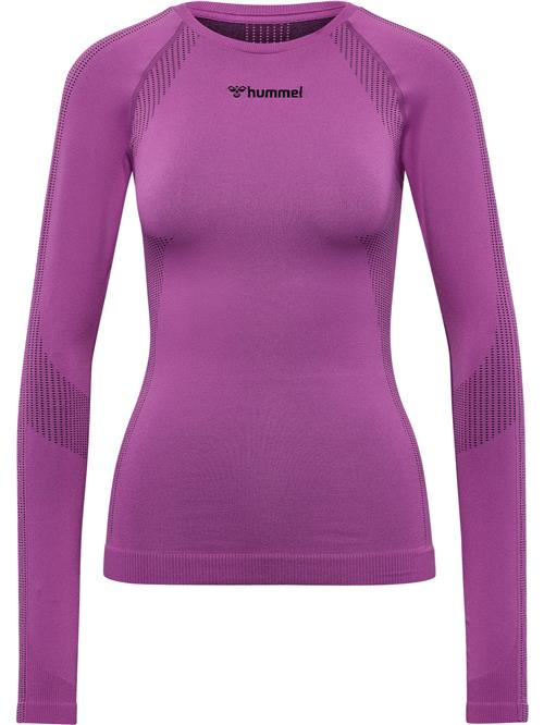 Hummel Funktionsbluse  orkidee / sort