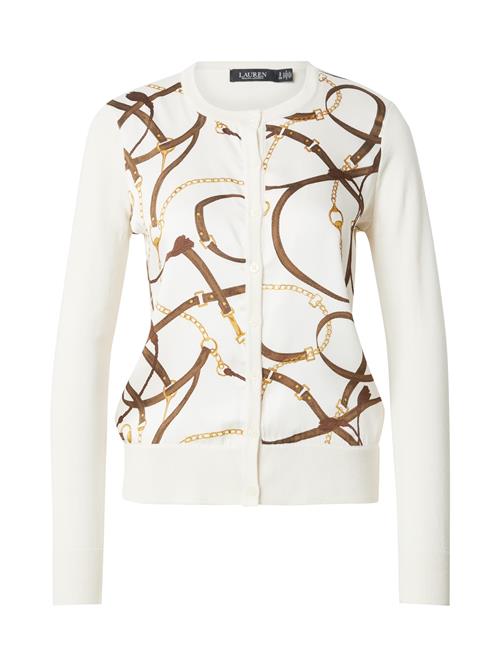 Se Lauren Ralph Lauren Cardigan  creme / brun / guld ved About You