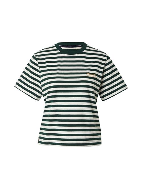 Superdry Shirts 'Country Club'  kit / mørkegrøn / hvid
