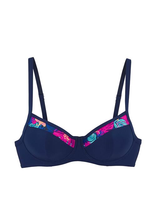 LASCANA Bikinioverdel  blå / navy / aqua / mørk pink