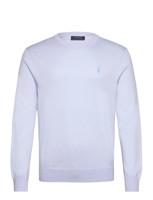 Cotton-Cashmere Crewneck Sweater Polo Ralph Lauren Blue