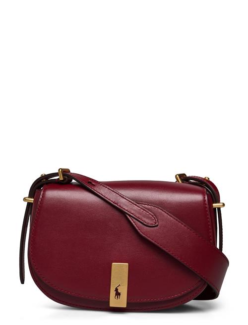 Polo Id Calfskin Mini Saddle Bag Polo Ralph Lauren Red