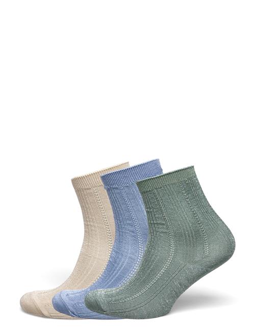 Glitter Drake Sock 3 Pack Becksöndergaard Green