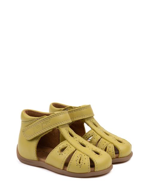 Starters Drops Velcro Sandal Pom Pom Yellow