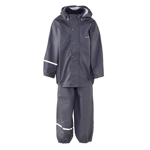 Celavi Basic Regntøjssæt Grey | Grå | 110 cm