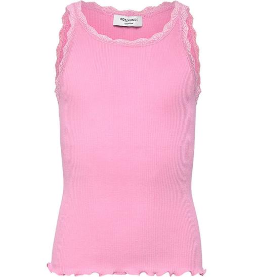 Rosemunde Top - Rib - Balta - Prism Pink