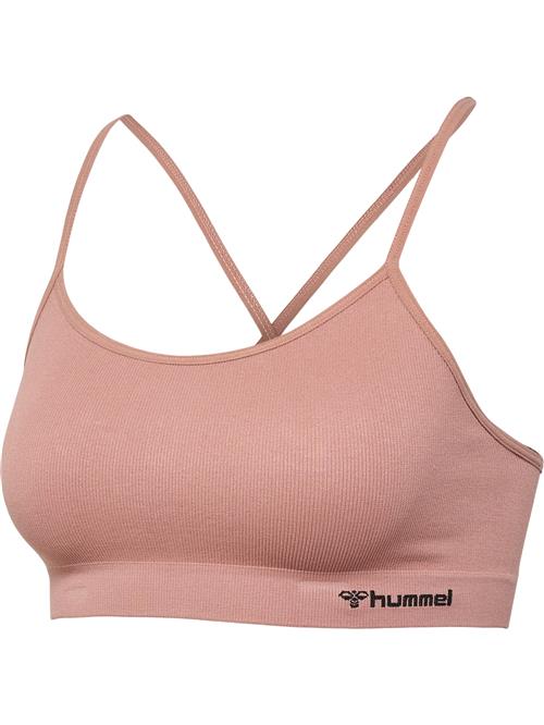 Hummel Sports-BH 'Juno'  lysegrå / lys pink / sort