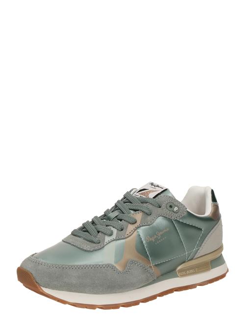 Pepe Jeans Sneaker low 'BRIT PRINTY'  beige / grå / grøn