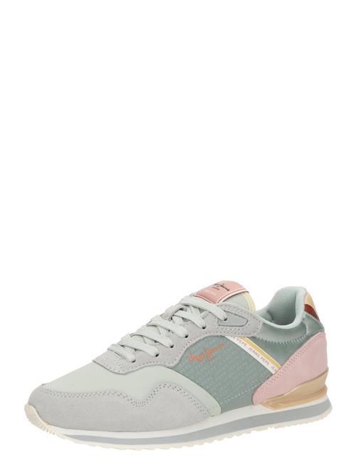 Se Pepe Jeans Sneaker low 'London'  grå / petroleum / mint / lyserød ved About You