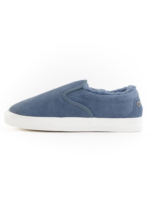 Se Minnetonka Slip On 'Wilder'  blå / hvid ved About You