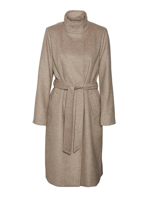 VERO MODA Overgangsfrakke 'Twodope Vera'  mørkebeige