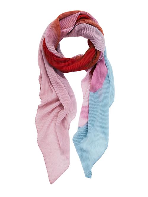 Desigual Sjal 'Foulard'  lyseblå / rød