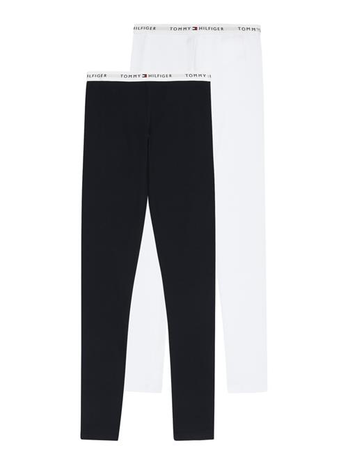 TOMMY HILFIGER Leggings  rød / sort / hvid