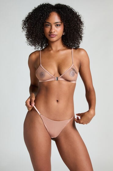 Hunkemöller Free niple g-streng Brown