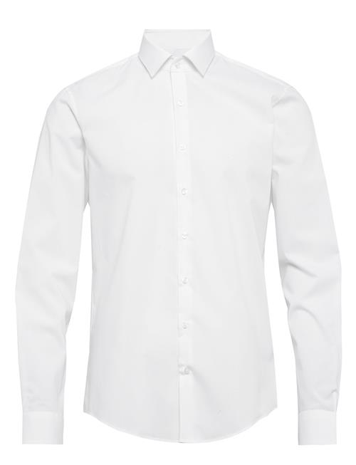 Poplin Stretch Slim Shirt Calvin Klein White