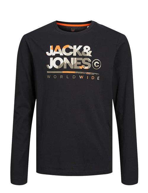 Jack & Jones Jjluke Tee Ls Crew Neck Jnr Jack & J S Black