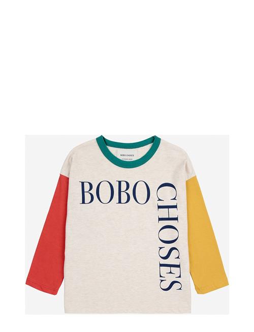 Bobo Choses Square Color Block T-Shirt Bobo Choses Cream