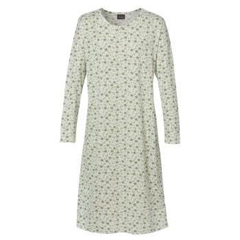 Trofé Trofe Bamboo Long Sleeve Dress Grøn blomstret Large Dame