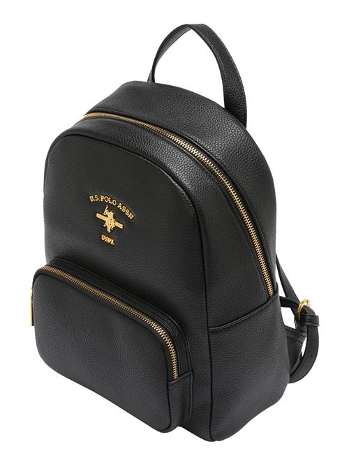 U.S. POLO ASSN. Rygsæk 'Stanford'  guld / sort