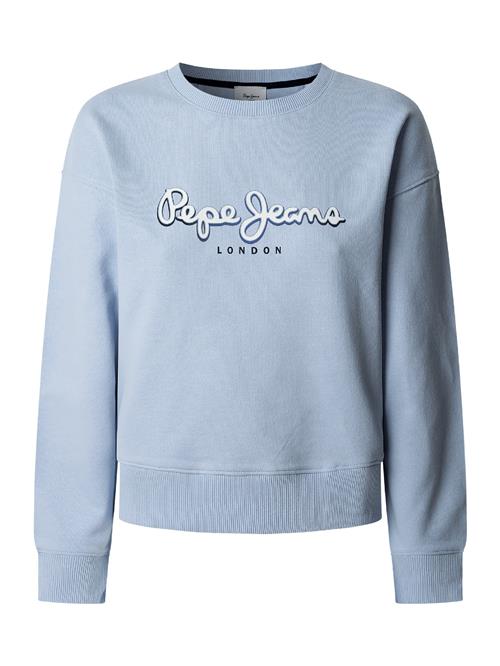 Pepe Jeans Sweatshirt 'MADDY'  dueblå / sort / hvid