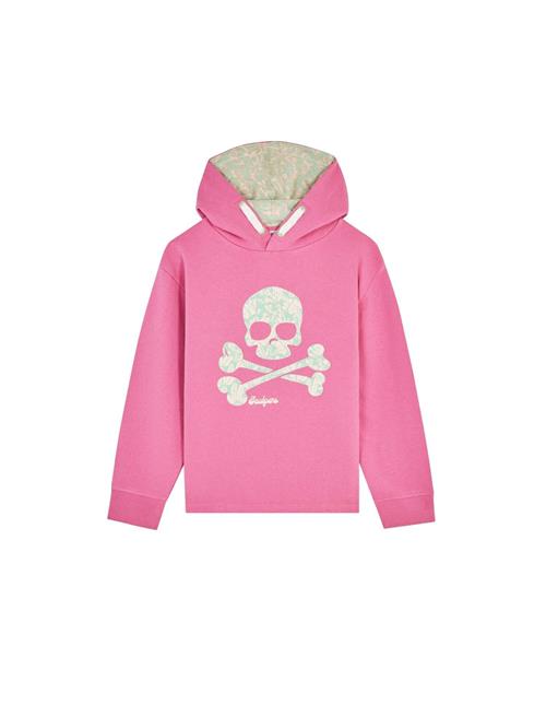 Scalpers Sweatshirt 'Jungle'  ecru / pink