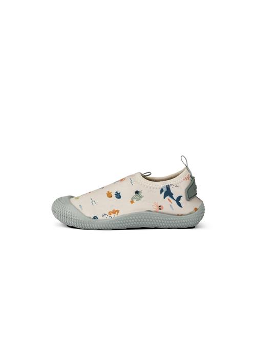 Liewood Sko til de første spæde skridt 'Sanjia'  beige / navy / grå / orange