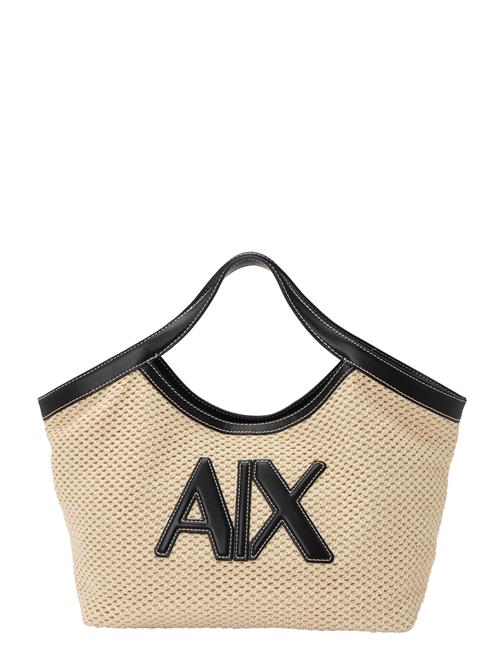 ARMANI EXCHANGE Shopper 'SANDY'  beige / mørkebrun