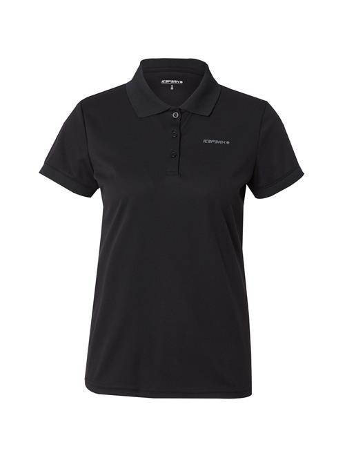 ICEPEAK Funktionsbluse 'BAYARD'  grå / sort