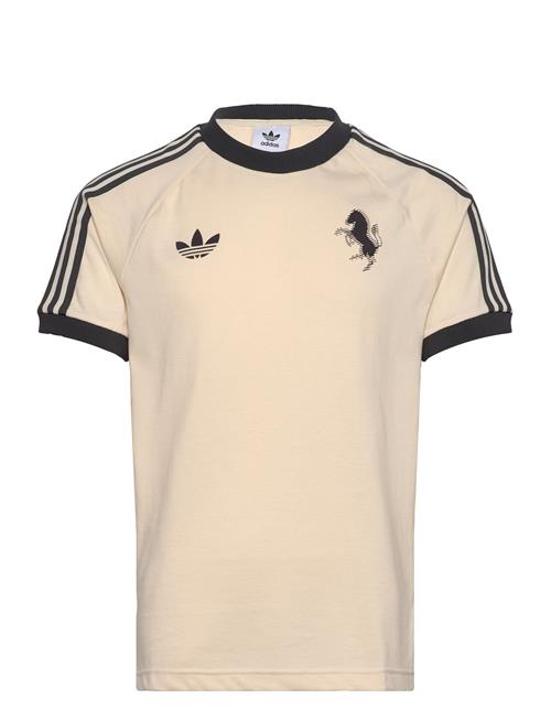 Juventus Adicolor Classics 3 Stripe Tshirt Adidas Performance Beige