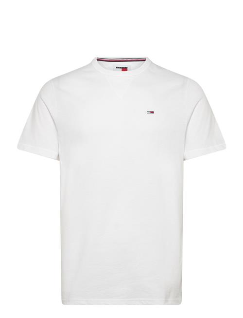 Tjm Slim Rib Detail Tee Tommy Jeans White