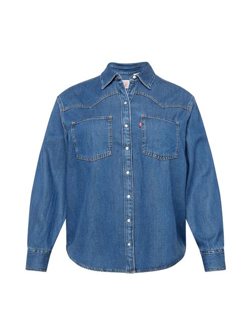 Levi's® Plus Bluse 'Teodora Western Shirt '  mørkeblå