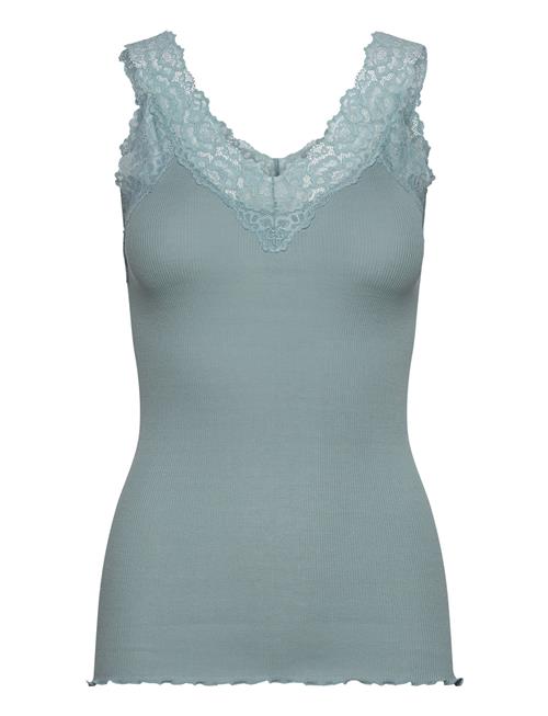 Rwbernadine Organic Sl Lace Top Rosemunde Green