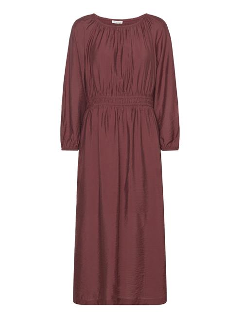 Feminine Maxi Dress Tom Tailor Brown