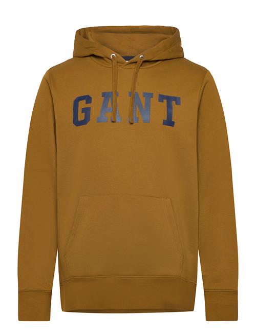 Gant Logo Sweat Hoodie GANT Brown