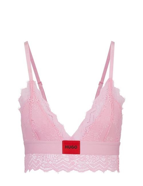 Triangle Padded Lace HUGO Pink