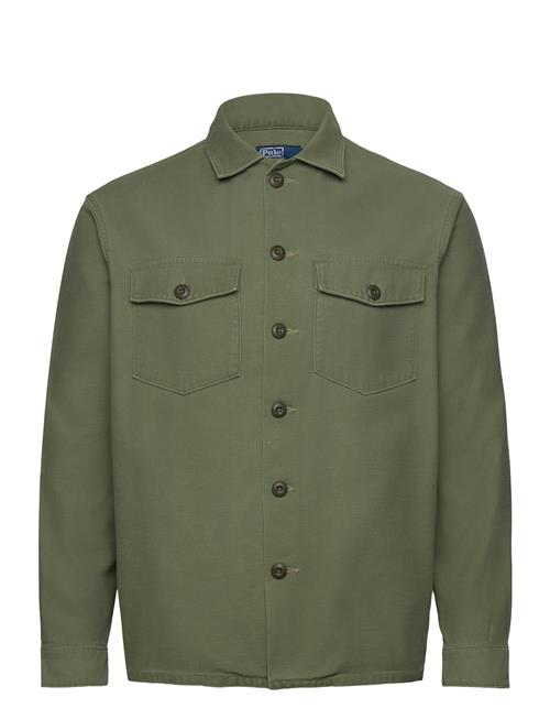 Sateen Utility Overshirt Polo Ralph Lauren Green